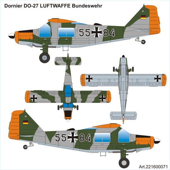 DORNIER Do-27 Luftwaffe Bundeswehr<br /><a href='images/pictures/ETH_Arsenal/221600071.jpg' target='_blank'>Full size image</a>